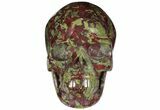 Polished Dragon's Blood Jasper Skull - South Africa #110078-2